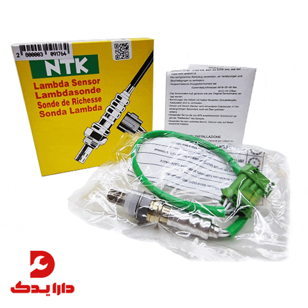 سنسور اکسیژن ساژم سوکت سبز NTK مناسب برای سمند