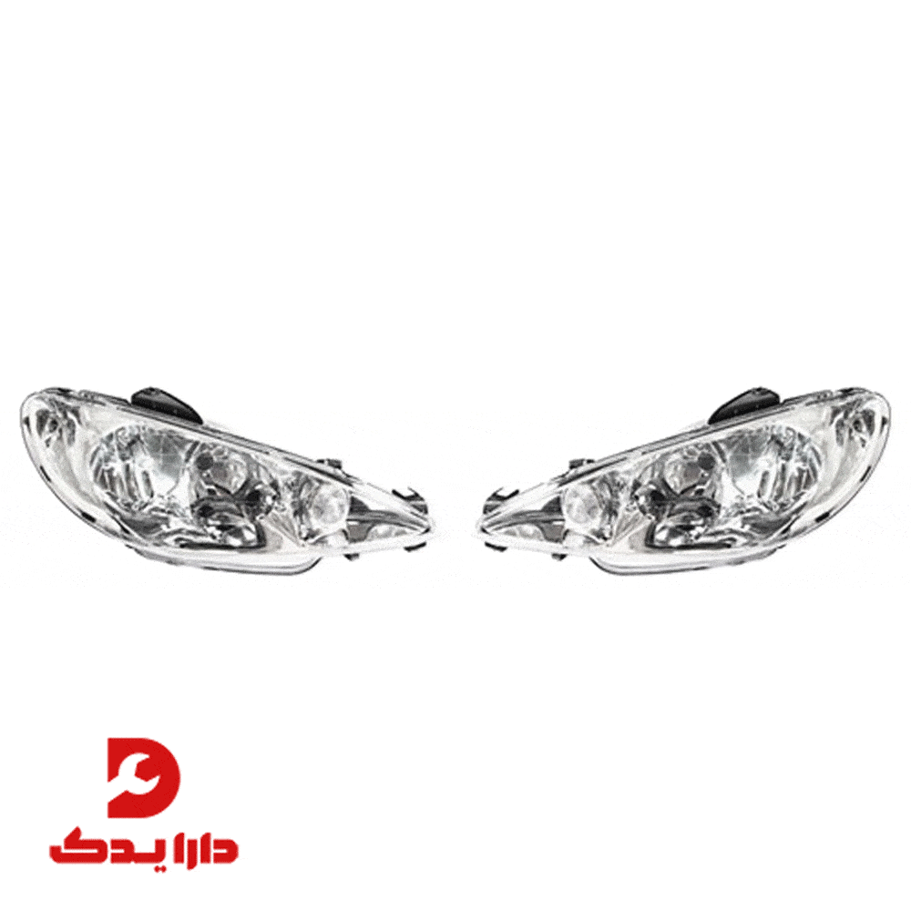 چراغ جلو سمت راست پژو 206 کروز | نور استاندارد فابریک و نصب دقیق - Image 6