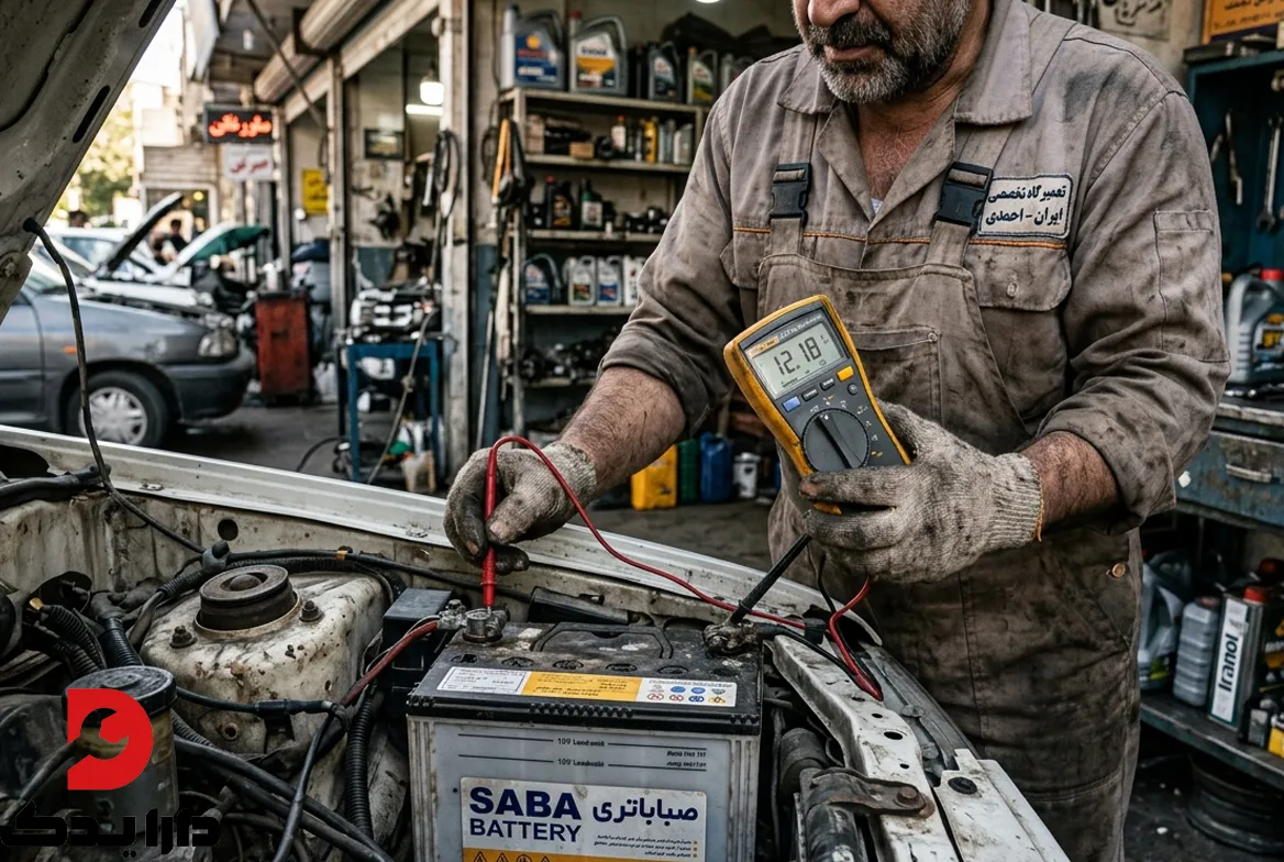 خرابی باتری خودرو