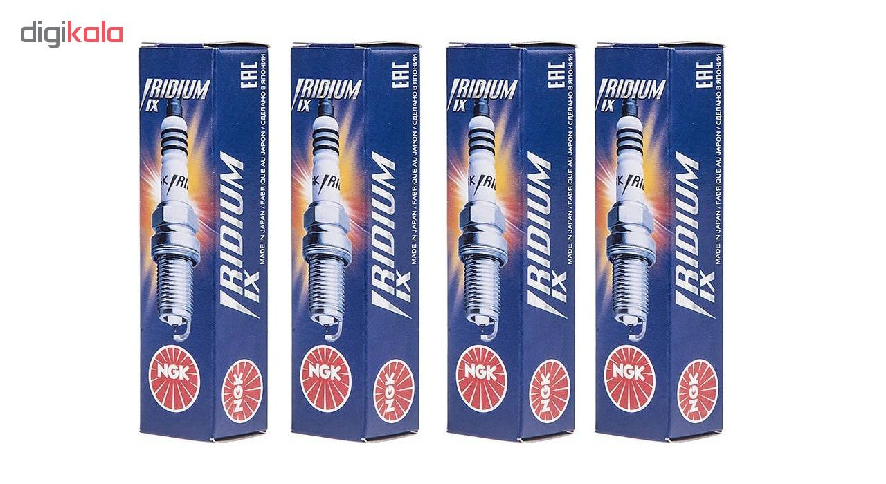 شمع خودرو ان جی کی مدل LFR6AIX-11 6619 بسته 4 عددی