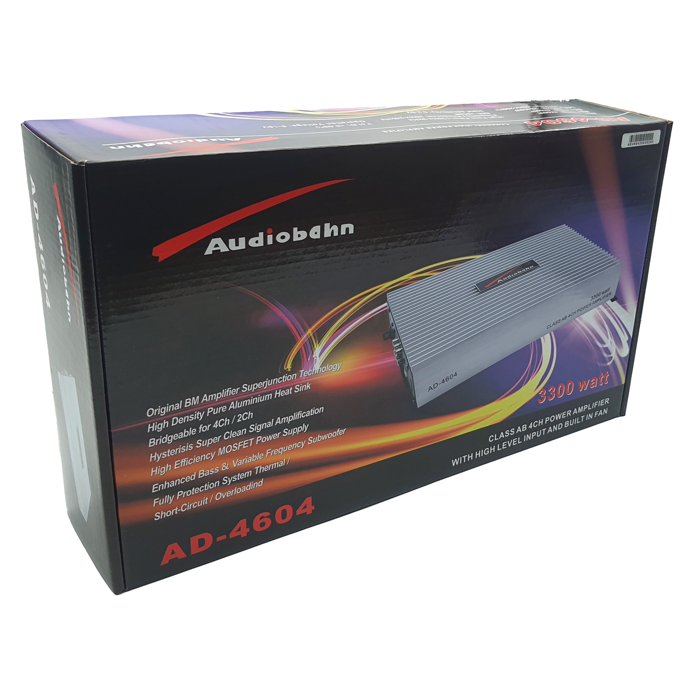 آمپلی فایر خودرو 4 کانال مدل AD-4604